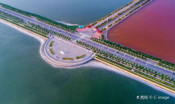 山西运城盐湖|山西运城盐湖秋天景致美